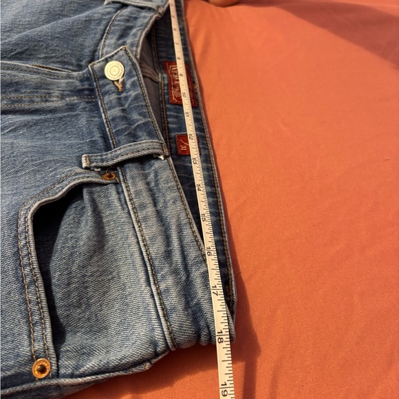 Lucky Brand Women's Straight Leg Blue Jeans - Picture 3 of 4